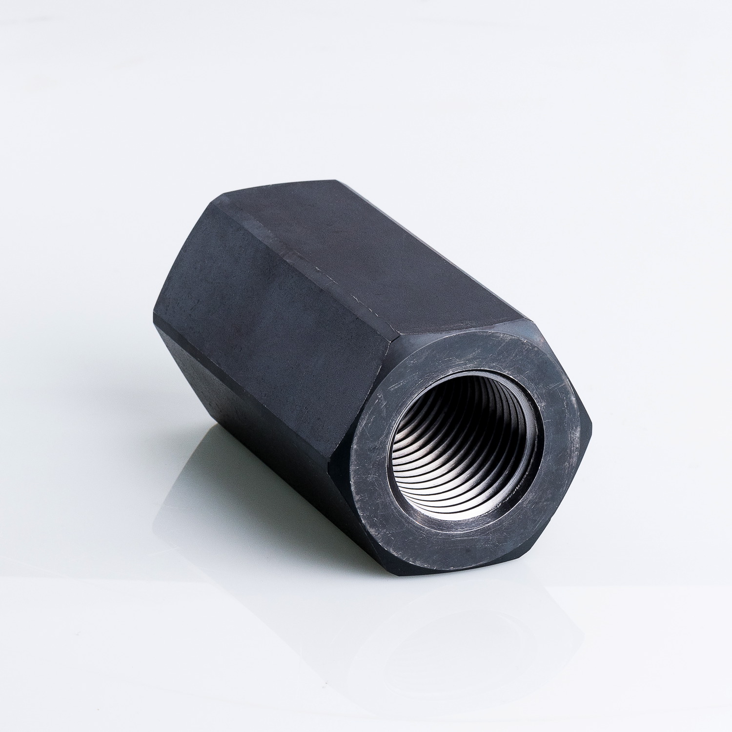 Extension nut 3 d high DIN 6334